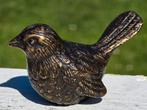 WINTERKONINKJE / VOGEL / Bronzen tuinbeeld, Dierenbeeld, Nieuw, Info@huisentuindecoratiemarie.nl, Huis en tuin decoratie marie