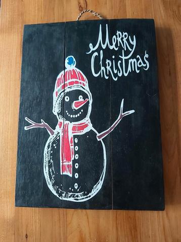 Houten Kerstdecoratie - Handgemaakt beschikbaar voor biedingen