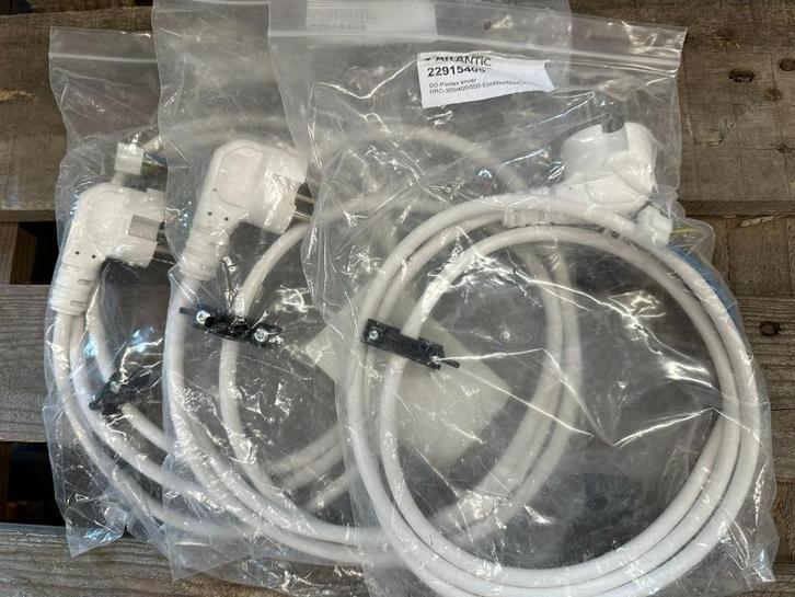3x Orcon HRC300/400 perilex netsnoer met stekker (22915405), Doe-het-zelf en Verbouw, Ventilatie en Afzuiging, Nieuw, Ventilator en Afzuiger