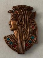 Vintage Cleopatra koperen beeld magneet, Ophalen of Verzenden, Zo goed als nieuw, Mens