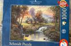 Schmidt legpuzzel 1000 stukjes Thomas Kinkade, Ophalen of Verzenden, 500 t/m 1500 stukjes, Legpuzzel, Zo goed als nieuw