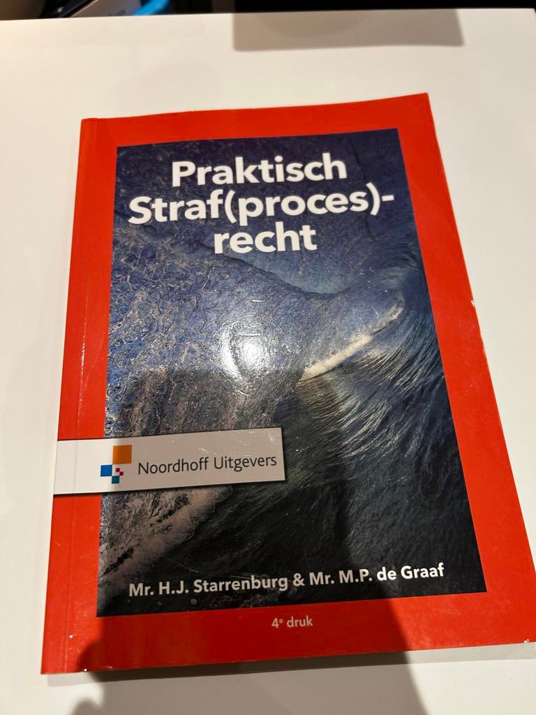 Praktisch Strafrecht - Handboek voor HBO/Recht, Boeken, Ophalen of Verzenden, Gamma, Zo goed als nieuw, HBO