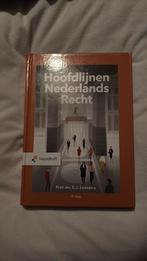 Hoofdlijnen Nederlands recht, Boeken, Ophalen, Zo goed als nieuw, Sociale wetenschap