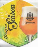 Viltje Lindeboom bier - Proef het Saison, Ophalen of Verzenden, Zo goed als nieuw, Viltje(s), Overige merken
