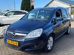 Opel Zafira 1.8 Cosmo 7-Persoons 2011 Leer Trekhaak, Auto's, Euro 5, Gebruikt, Zwart, 4 cilinders