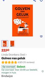 Golven van Geluk- Linda Dronkers, Boeken, Ophalen of Verzenden, Nieuw
