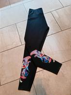 Desigual zwarte Legging met Opvallende Print - Maat L, Legging, Zwart, Ophalen of Verzenden, Desigual