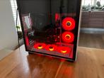 Witte game pc, 32 GB, Zelfgebouwde PC, Zo goed als nieuw, Gaming