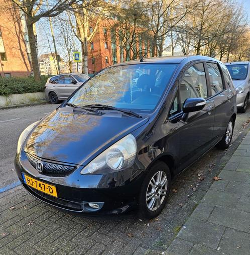 Honda Jazz 1.4 I CVT 2007 Zwart, Auto's, Honda, Particulier, Jazz, Airbags, Airconditioning, Centrale vergrendeling, Elektrische buitenspiegels