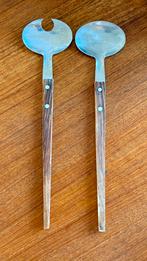 Deens Slabestek, vintage slacouvert, Huis en Inrichting, Keuken | Bestek, Ophalen of Verzenden, Gebruikt, Rvs of Chroom, Los bestek