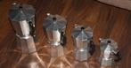 Set van vier Pezzetti ItalExpress moka potten, Witgoed en Apparatuur, Koffiezetapparaten, Ophalen