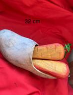 houten klomp met wortels, Ophalen