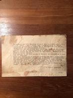 N.S.B.10 mei 1945  2 proc-verbaal  van de groepscommandant,, Verzamelen, Ophalen of Verzenden, Overige soorten, Nederland, Overige typen