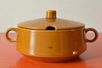 Retro vintage Royal Sphinx Maastricht schaal met deksel, Ophalen of Verzenden, Effen, Aardewerk, Schaal of Schalen