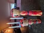 2x Kokeshi pop, Huis en Inrichting, Ophalen of Verzenden, Gebruikt