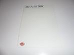 brochure  Audi 200  modellen 1989, Ophalen of Verzenden, Zo goed als nieuw, Overige merken