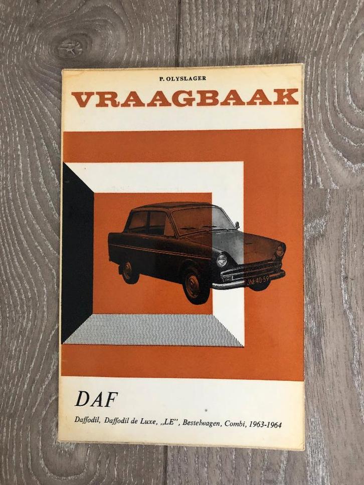 Vraagbaak DAF Daffodil 1963-1964 P. Olyslager, Auto diversen, Handleidingen en Instructieboekjes, Ophalen of Verzenden