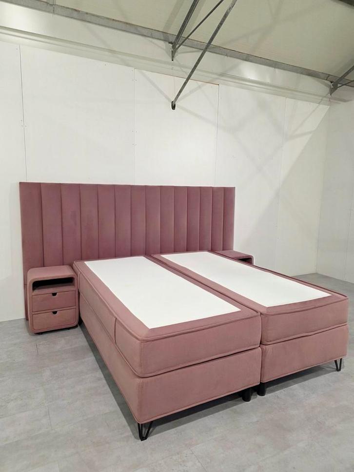 Boxspring Swiss Sense Royal Metropolis 180x210 + Nachtkastje, Huis en Inrichting, Slaapkamer | Bedden, Zo goed als nieuw, Tweepersoons