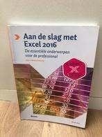 Aan de slag met Excel 2016 - Studieboek, Ophalen of Verzenden, Zo goed als nieuw, HBO, Ben Groenendijk
