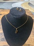 3 vlinder ketting Met oorbellen roestvrij staal h, Sieraden, Tassen en Uiterlijk, Overige materialen, Onbekend, Nieuw, Ophalen of Verzenden