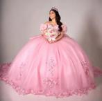 Roze quinceañera off shoulder jurk, Kleding | Dames, Gelegenheidskleding, Ophalen of Verzenden, Nieuw, Roze, Galajurk