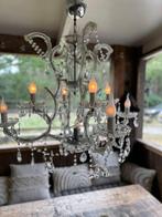 2 prachtige matchende kroonluchters, Huis en Inrichting, Lampen | Kroonluchters, Ophalen, Zo goed als nieuw, Glas
