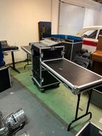 Flightcase gevuld met apparatuur mengpaneel ZED 14 en QSC, Muziek en Instrumenten, Behuizingen en Koffers, Ophalen, Gebruikt, Overige instrumenten