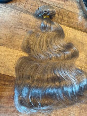 Clip-in Extensions Echt Haar Blond 50cm beschikbaar voor biedingen