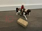 SCHLEICH: paard met ruiter en accessoires, Verzamelen, Ophalen of Verzenden, Zo goed als nieuw