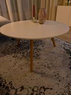 Ronde Salontafel wit van Loods 5 • 90cm x 45cm hoog, Huis en Inrichting, Tafels | Salontafels, Ophalen, 50 tot 100 cm, Rond, Zo goed als nieuw