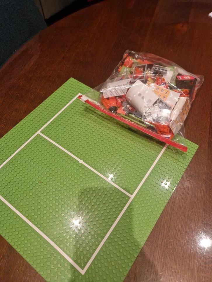 Lego Voetbal Stenen en Basisplaat, Kinderen en Baby's, Speelgoed | Duplo en Lego, Gebruikt, Lego, Losse stenen, Ophalen of Verzenden