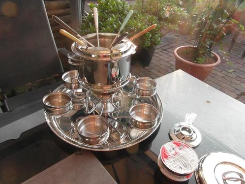 BREDEMEIJER FONDUESTEL, Witgoed en Apparatuur, Fonduesets, Zo goed als nieuw, Fondueset, Brander, Ophalen of Verzenden