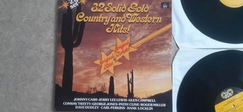 32 Solid GOLD Country&Western Hits..als Nieuw! Dubbellp., Cd's en Dvd's, Vinyl | Country en Western, Zo goed als nieuw, Ophalen of Verzenden