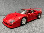 Pocher Rivarossi K55 Ferrari F40 rood gebouwd 1:8 met doos, Hobby en Vrije tijd, Modelauto's | 1:5 tot 1:12, Ophalen, Auto, 1:5 t/m 1:8