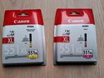 Cartridge Canon 551 XL geel 2x magenta 2x, Computers en Software, Printerbenodigdheden, Ophalen of Verzenden, Nieuw, Cartridge