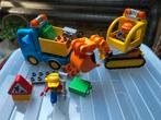 LEGO DUPLO Truck & Graafmachine met rupsbanden, Kinderen en Baby's, Speelgoed | Duplo en Lego, Ophalen of Verzenden, Zo goed als nieuw