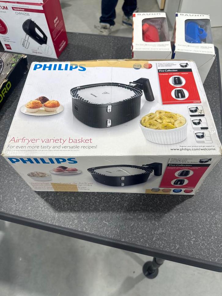 Philips Viva Collection Airfryer Mand HD9980 nieuw, Witgoed en Apparatuur, Airfryers, Nieuw, Airfryer, Minder dan 750 gram, Verzenden