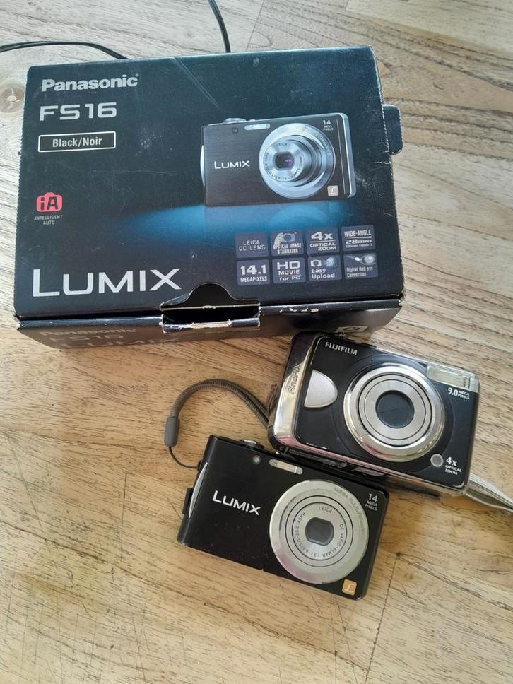 Panasonic Lumix FS16 & Fujifilm FinePix Compact Camera's, Audio, Tv en Foto, Fotocamera's Digitaal, Gebruikt, Compact, 4 t/m 7 keer