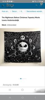 NBC Jack Skellington vlag/doek 200 x 150 cm NIEUW, Verzamelen, Nieuw, Ophalen of Verzenden, Overige figuren