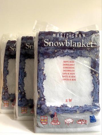Kerst Magic Snow Snowblanket 3x 1 m2 (NIEUW) + gratis stuk beschikbaar voor biedingen