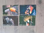 4 Magneet telefoonkaarten Turkije met vogels, Ophalen of Verzenden