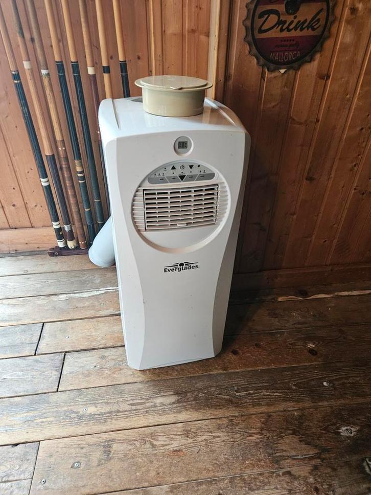 Mobiele Airco Everglades gebruikt, Witgoed en Apparatuur, Airco's, Gebruikt, Mobiele airco, Minder dan 60 m³, 3 snelheden of meer
