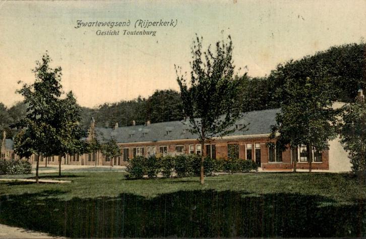 Rijperkerk - Zwartewegsend, Verzamelen, Ansichtkaarten | Nederland, Gelopen, Friesland, Voor 1920, Ophalen of Verzenden
