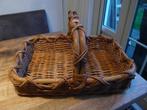 vintage bakkersmand met bijzonder vlechtwerk, Ophalen of Verzenden, Rechthoekig, Riet