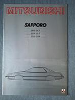 Brochure MITSUBISHI SAPPORO - 1981 NL, Verzenden, Gelezen, Mitsubishi
