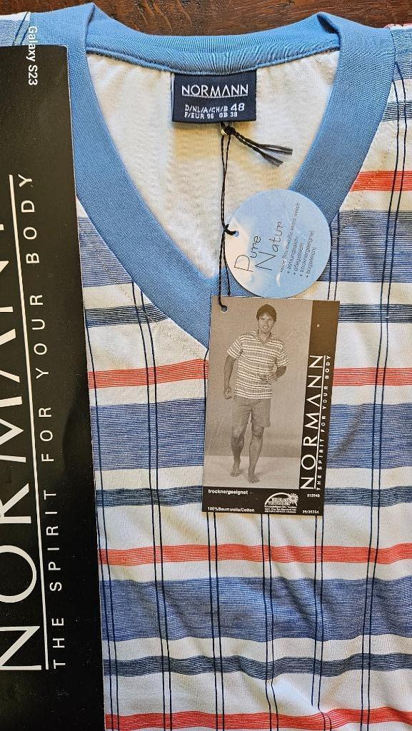 Heren pyjama shortama (kortebroek/korte mouw), Kleding | Heren, Pyjama's, Nieuw, Maat 48/50 (M), Ophalen of Verzenden