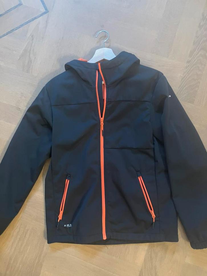 Zwarte Icepeak jas Zo goed als nieuw, Kinderen en Baby's, Kinderkleding | Maat 176, Zo goed als nieuw, Jongen of Meisje, Jas, Ophalen