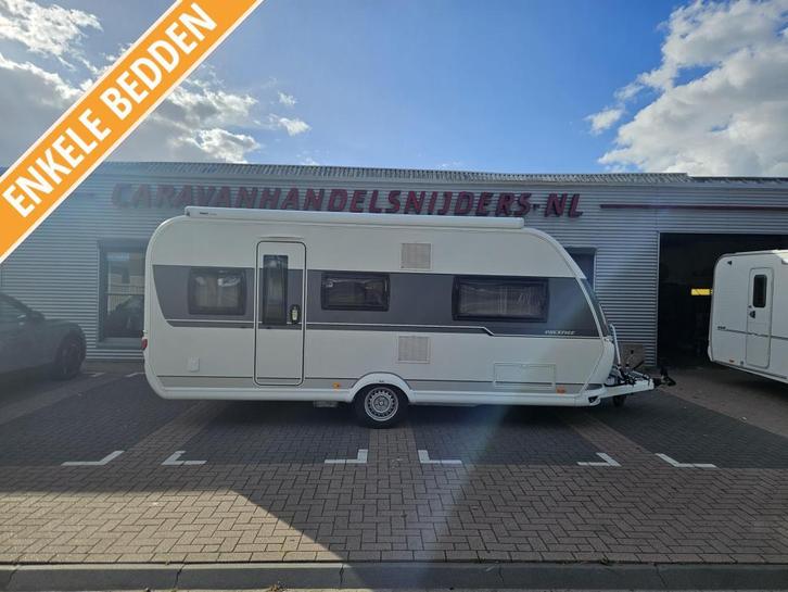 Hobby Prestige 495 UL Airco!! Cassette luifel!!, Caravans en Kamperen, Caravans, Particulier, tot en met 4, 1250 - 1500 kg, Rondzit