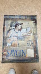 Franse Tentoonstellings Poster Saygin 1992, Ophalen of Verzenden, Rechthoekig Staand