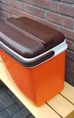 💐VINTAGE KOELBOX ORANJE-BRUIN VAN CURVER, Ophalen of Verzenden, Zo goed als nieuw, Koelelement